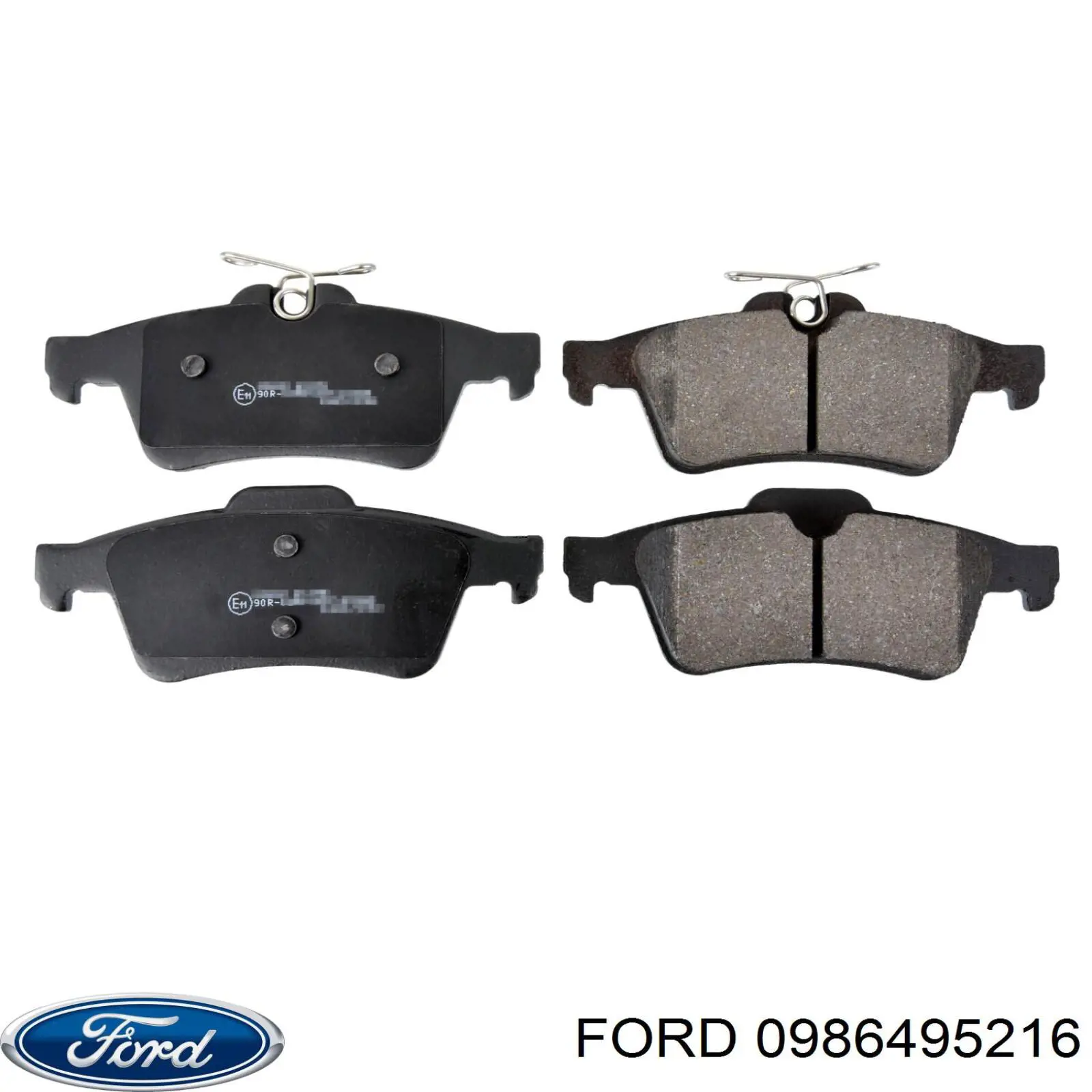 Колодки гальмові задні, дискові 0986495216 Ford