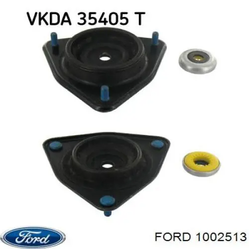 Підшипник опорний амортизатора, переднього 1002513 Ford