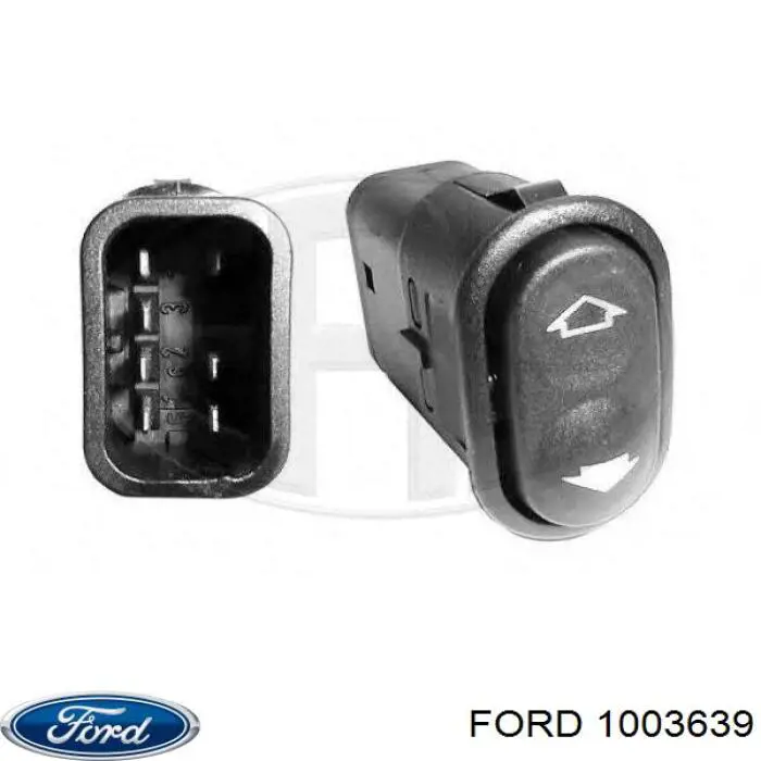 1003639 Ford кнопка вмикання двигуна склопідіймача центральної консолі