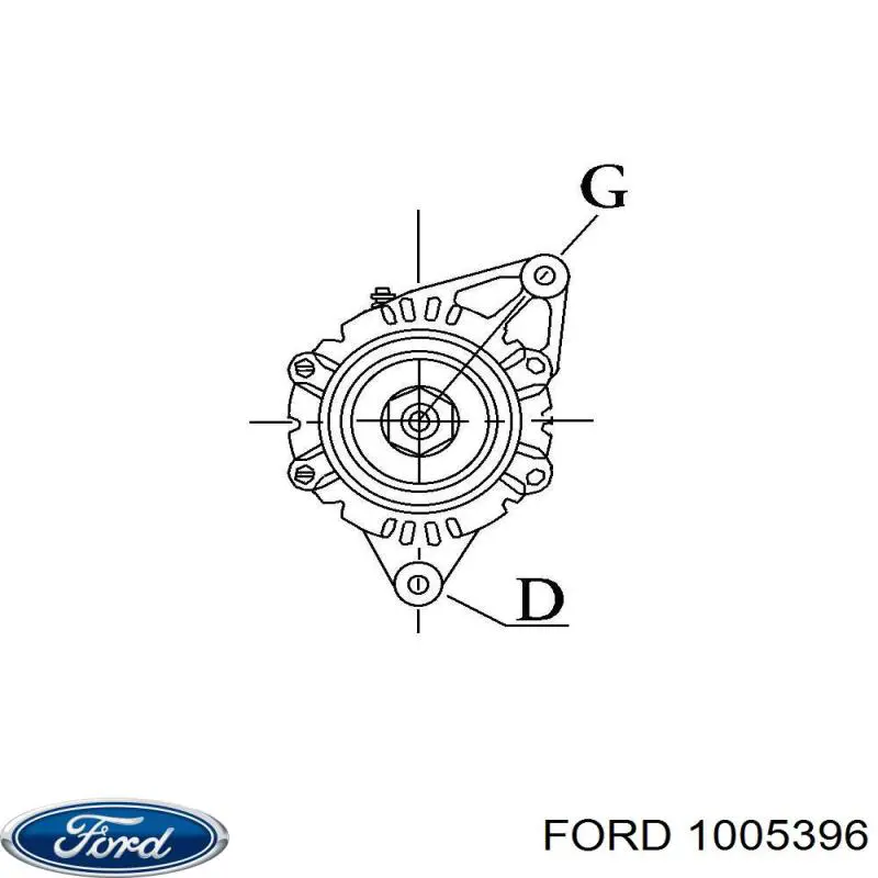 1005396 Ford генератор