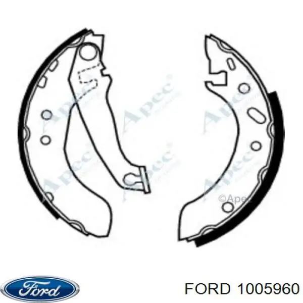 1005960 Ford колодки гальмові задні, барабанні