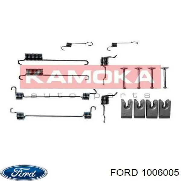 Монтажний комплект задніх барабанних колодок 1006005 Ford