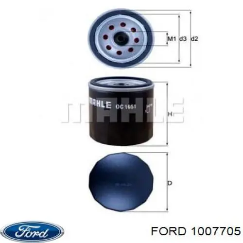 1007705 Ford фільтр масляний