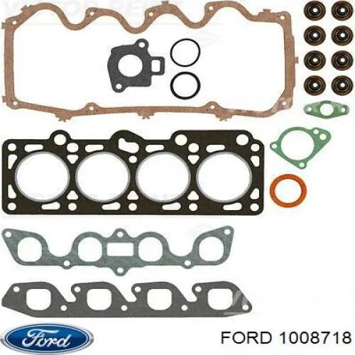 1008718 Ford комплект прокладок двигуна, верхній