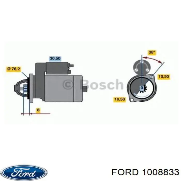 1008833 Ford стартер