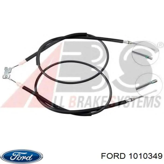 Купити 1010349 Ford Трос ручного гальма задній, правий/лівий
