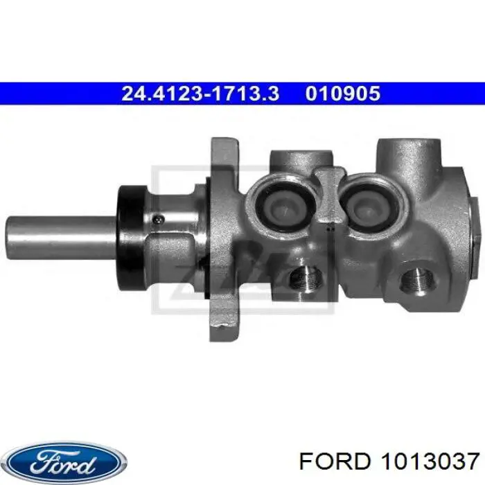 Труба приймальна (штани) глушника, передня Ford 1492207