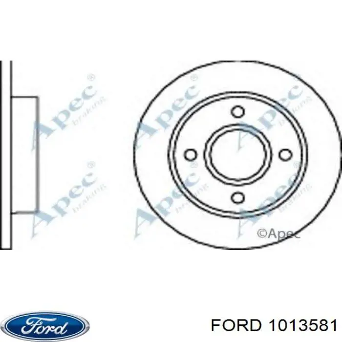 Купити 1013581 Ford Ротор гальмівний