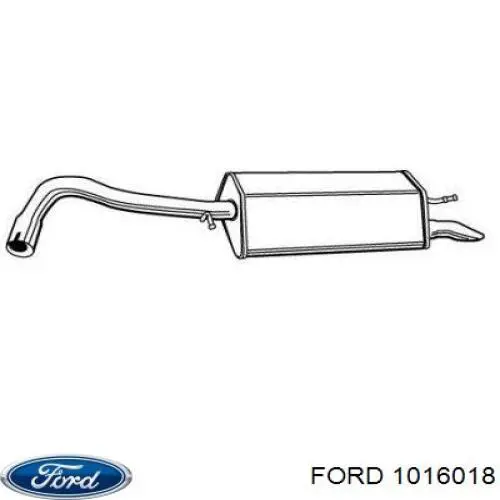 Вихлоп Ford 1016018 ціна, від  USD
