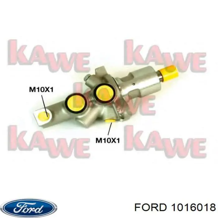 1016018 Ford Глушилка задня