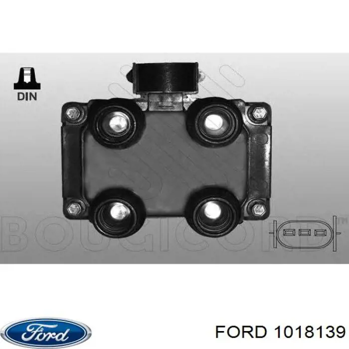 Купити 1018139 Ford Котушка запалювання