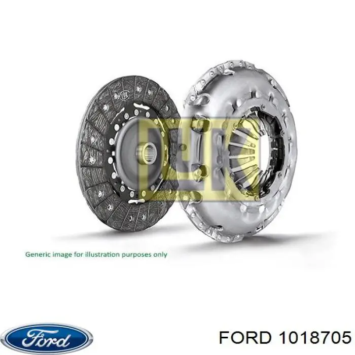1018705 Ford комплект зчеплення (3 частини)