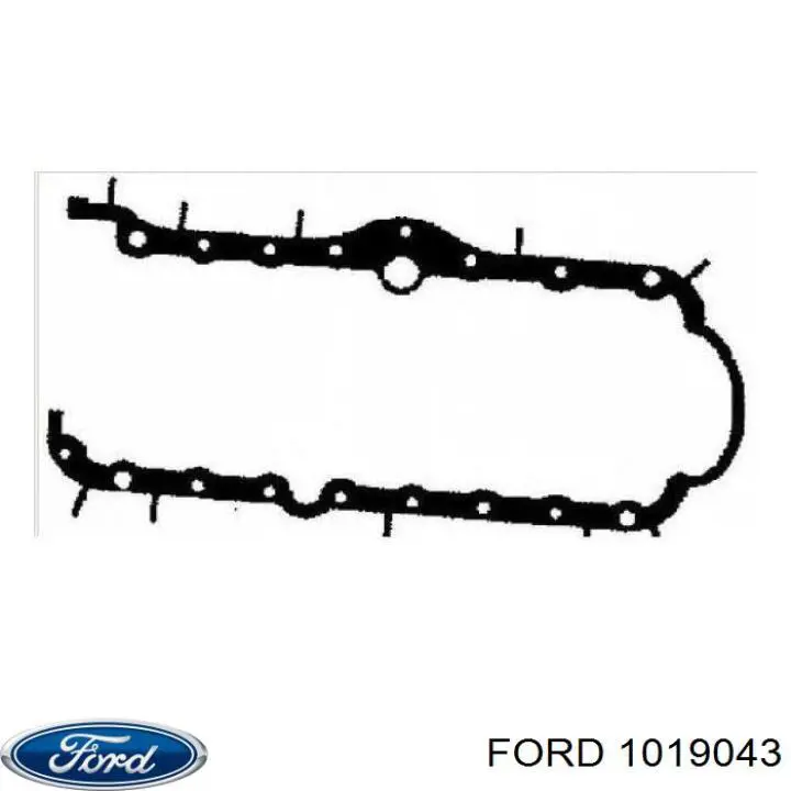 Прокладка піддону картера двигуна Ford 96XM6710AD ціна, від 41.15 USD