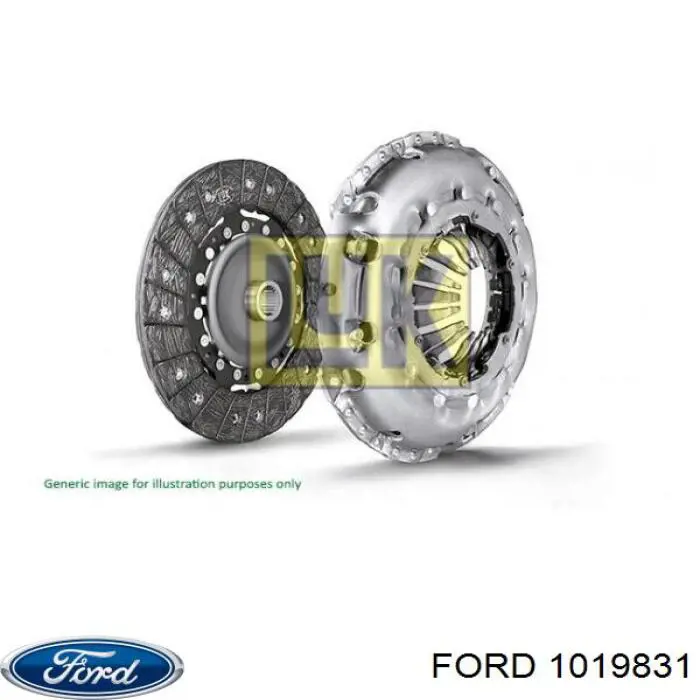 1019831 Ford поршень в комплекті на 1 циліндр, 3-й ремонт (+0,60)