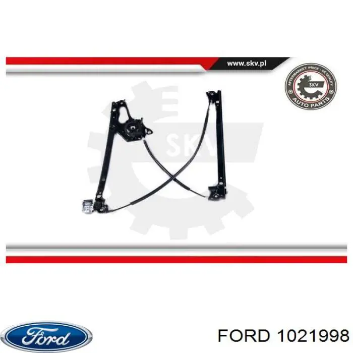 Купити 1021998 Ford Механізм склопідіймача двері передньої, правої