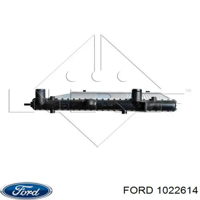 Радіатор 1022614 Ford