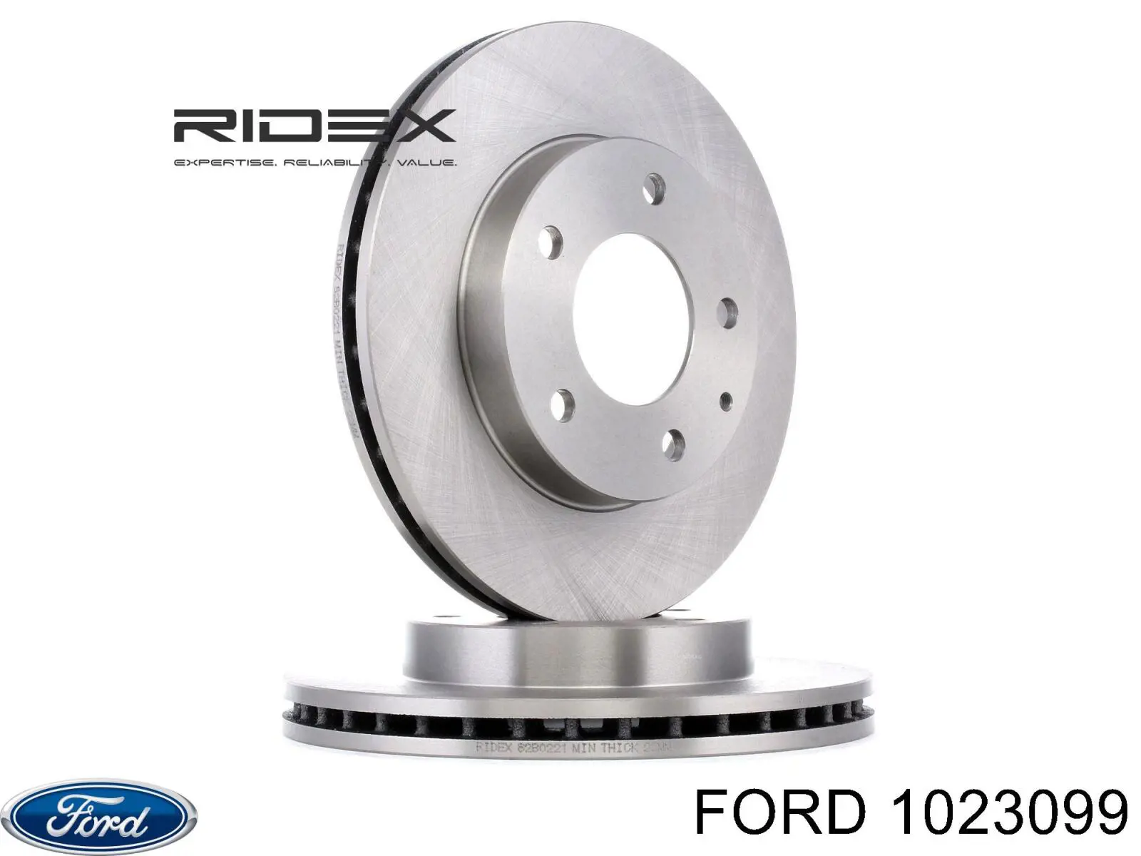 Гальмівні диски передні 1023099 Ford