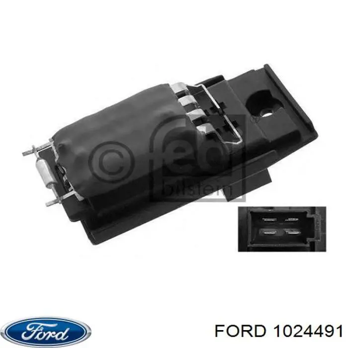 Планка дверей розпашних задньої, нижня 1024491 Ford