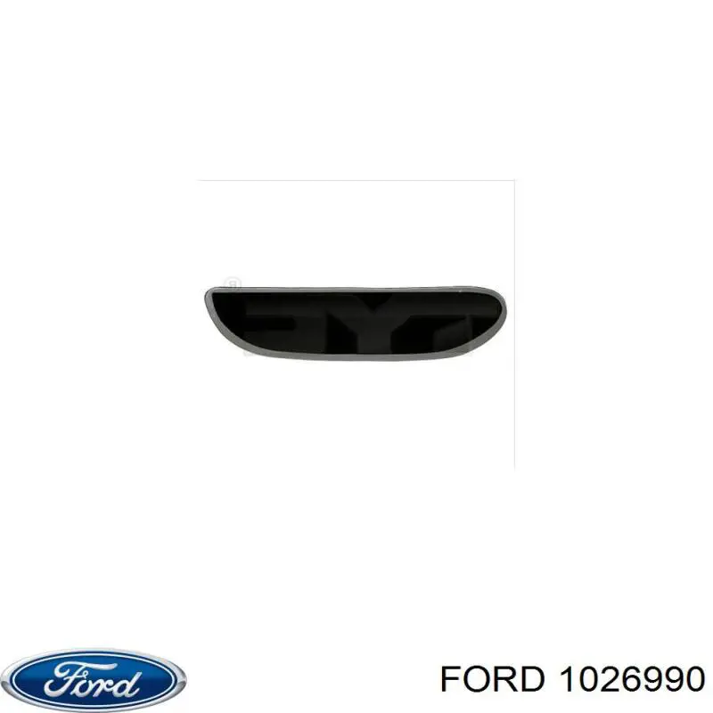 Дзеркальний елемент лівого дзеркала заднього виду Ford 1026990 ціна, від 3.32 USD