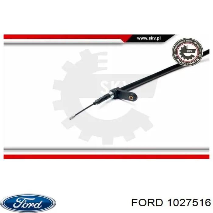 Купити 1027516 Ford Трос ручного гальма передній