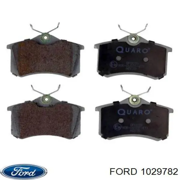 1029782 Ford колодки гальмові задні, дискові