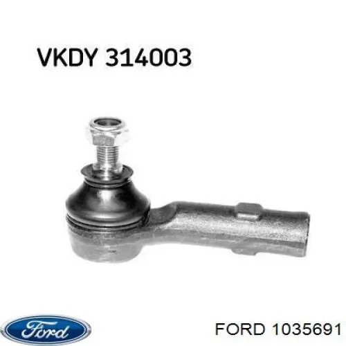 Накінечник рульової тяги, зовнішній 1035691 Ford