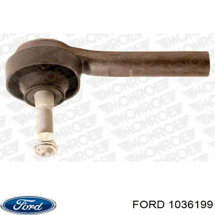 Трос ручного гальма задній, правий/лівий 1036199 Ford