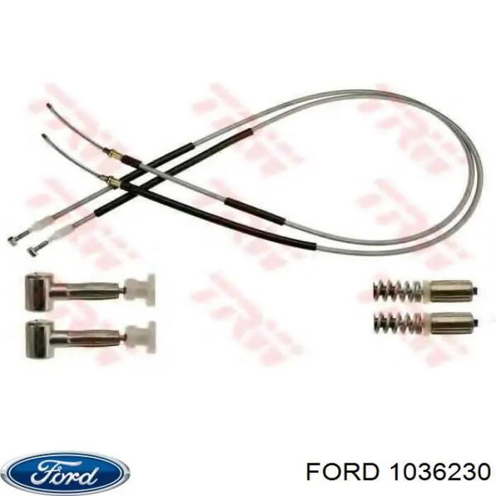 Трос ручного гальма задній, правий/лівий Ford 1036230 ціна, від 35.67 USD