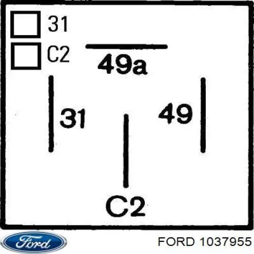 Автомобільні реле поворотів Ford 1037955 ціна, від 6.33 USD