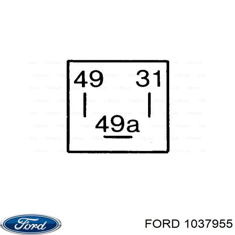 1037955 Ford реле покажчиків поворотів
