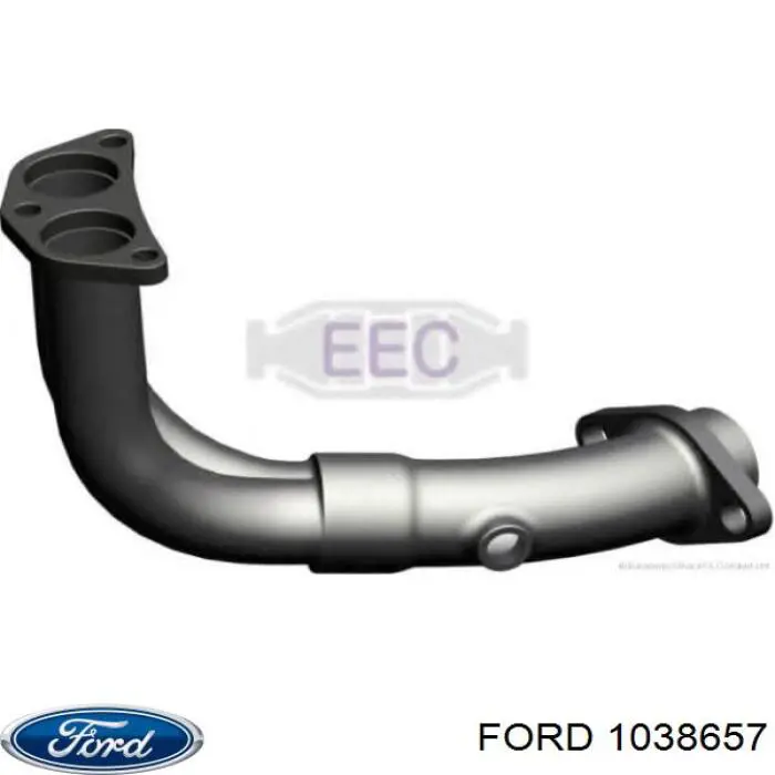 Купити 1503667 Ford Труба приймальна (штани) глушника, передня