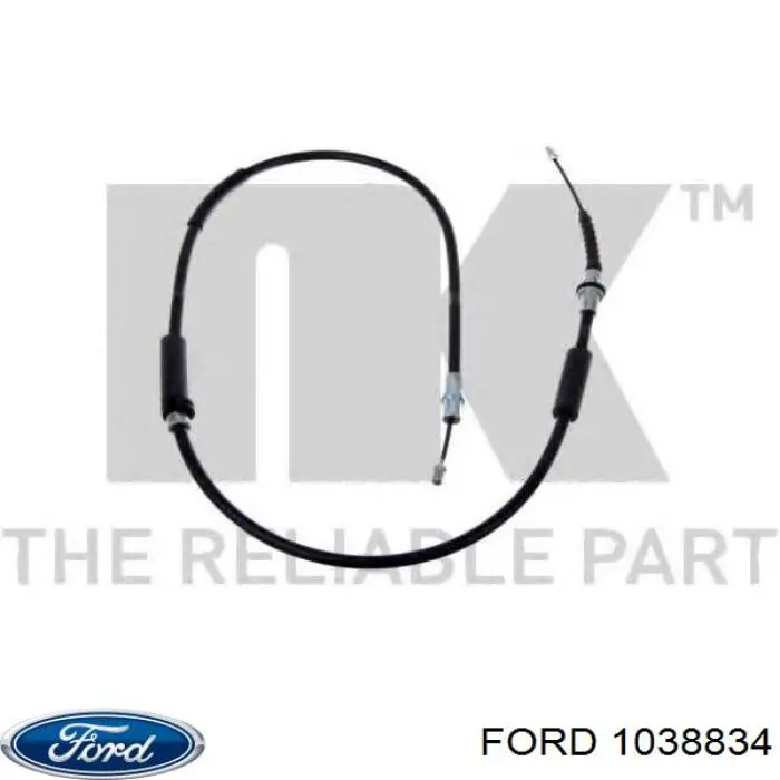 Купити 1038834 Ford Трос ручного гальма задній, правий/лівий