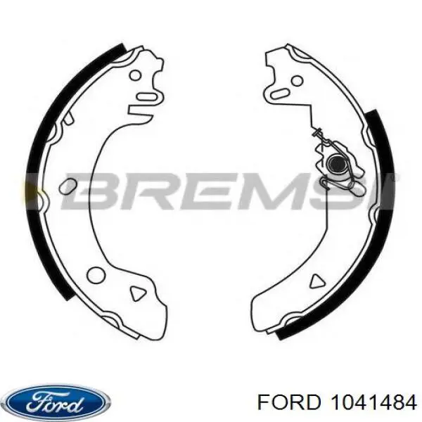 Колодки гальмові задні, барабанні Ford 1041484 ціна, від 18.21 USD