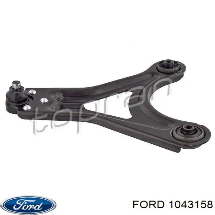 Важіль передньої підвіски нижній, лівий 1043158 Ford
