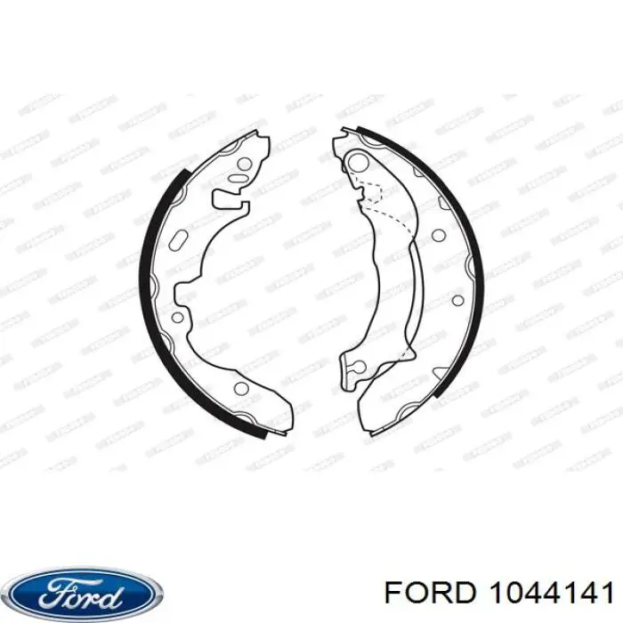 1044141 Ford Колодки гальмівні задні, барабанні