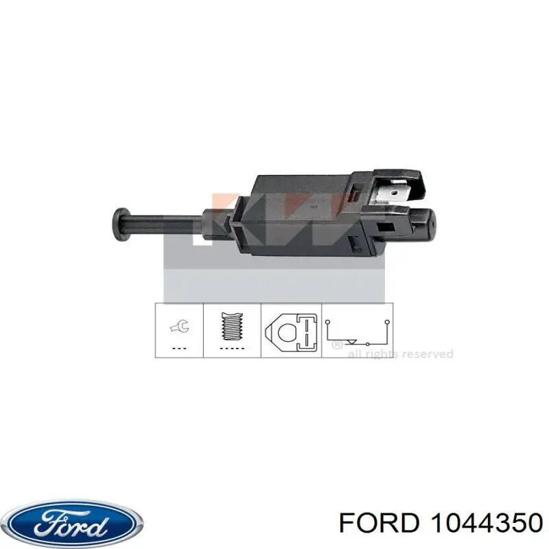 Купити 1044350 Ford Датчик педалі гальма