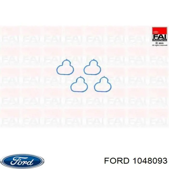 Прокладка впускного колектора 1048093 Ford