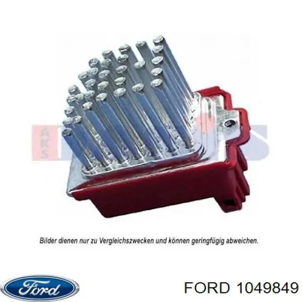 Резистор обігрівача Ford 1049849 ціна, від 10.28 USD