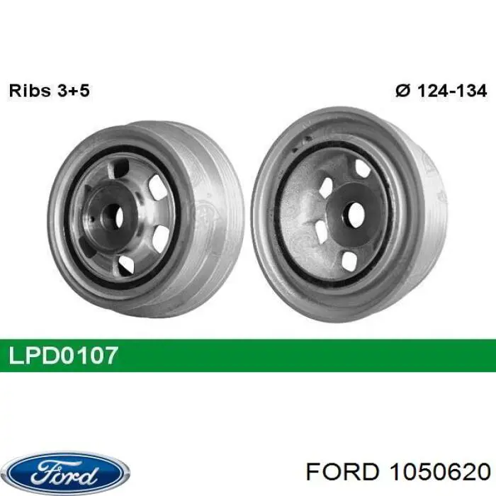 Купити 1050620 Ford Шків колінчастого вала