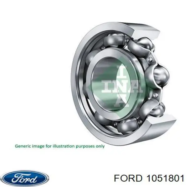 Підшипник первинного валу коробки Ford Fusion (JU) (Форд Фьюжн)