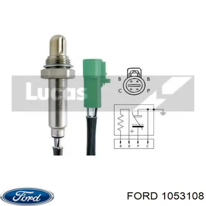Лямбда датчик кисню Ford 1053108 ціна, від 37.12 USD