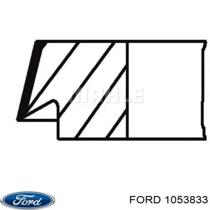 Кільця поршневі на 1 циліндр, STD. Ford 1053833 ціна, від 24.66 USD