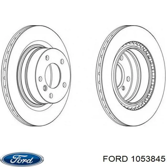 Клапан впускний 1053845 Ford