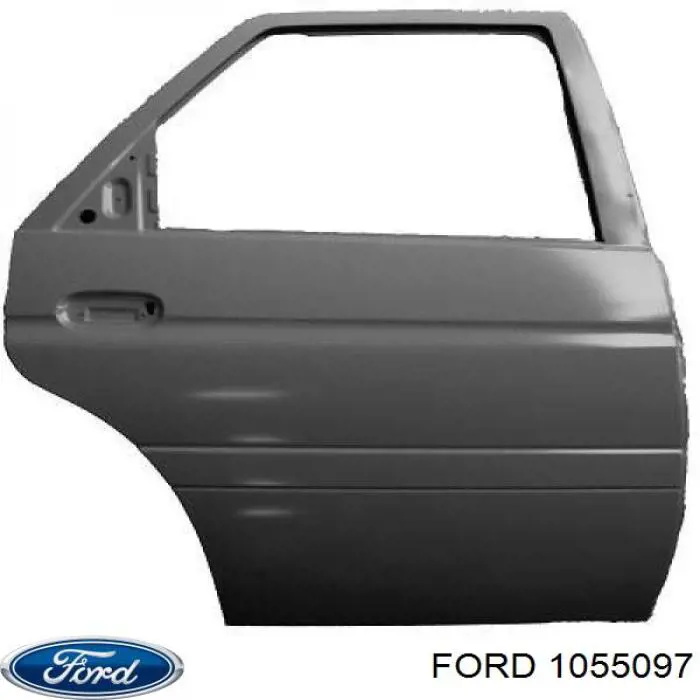 1055097 Ford панель-щока двері задньої правої