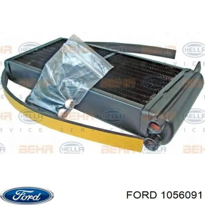 1056091 Ford радіатор пічки (обігрівача)