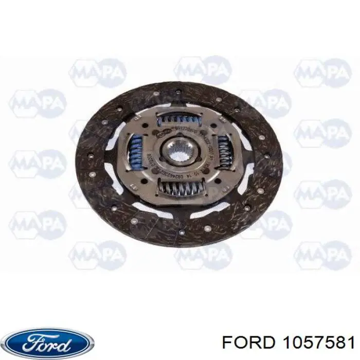 Купити 1057581 Ford Комплект зчеплення (диск, корзина, підшипник)