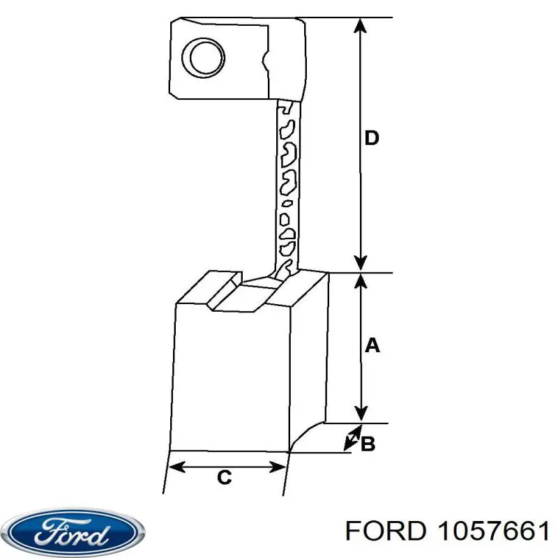 1057661 Ford стартер