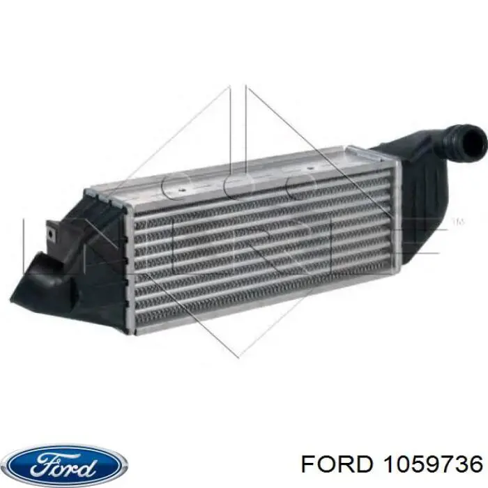 Купити 1059736 Ford Радіатор интеркуллера