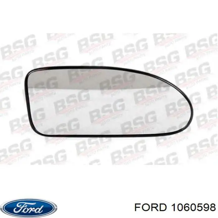 1060598 Ford дзеркальний елемент дзеркала заднього виду, правого