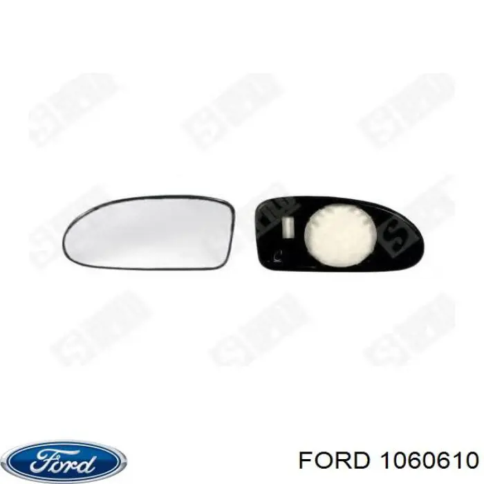 Купити 1060610 Ford Дзеркальний елемент дзеркала заднього виду, лівого